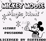 Mickey Mouse - Magic Wands! (USA, Europe) (SGB Enhanced)